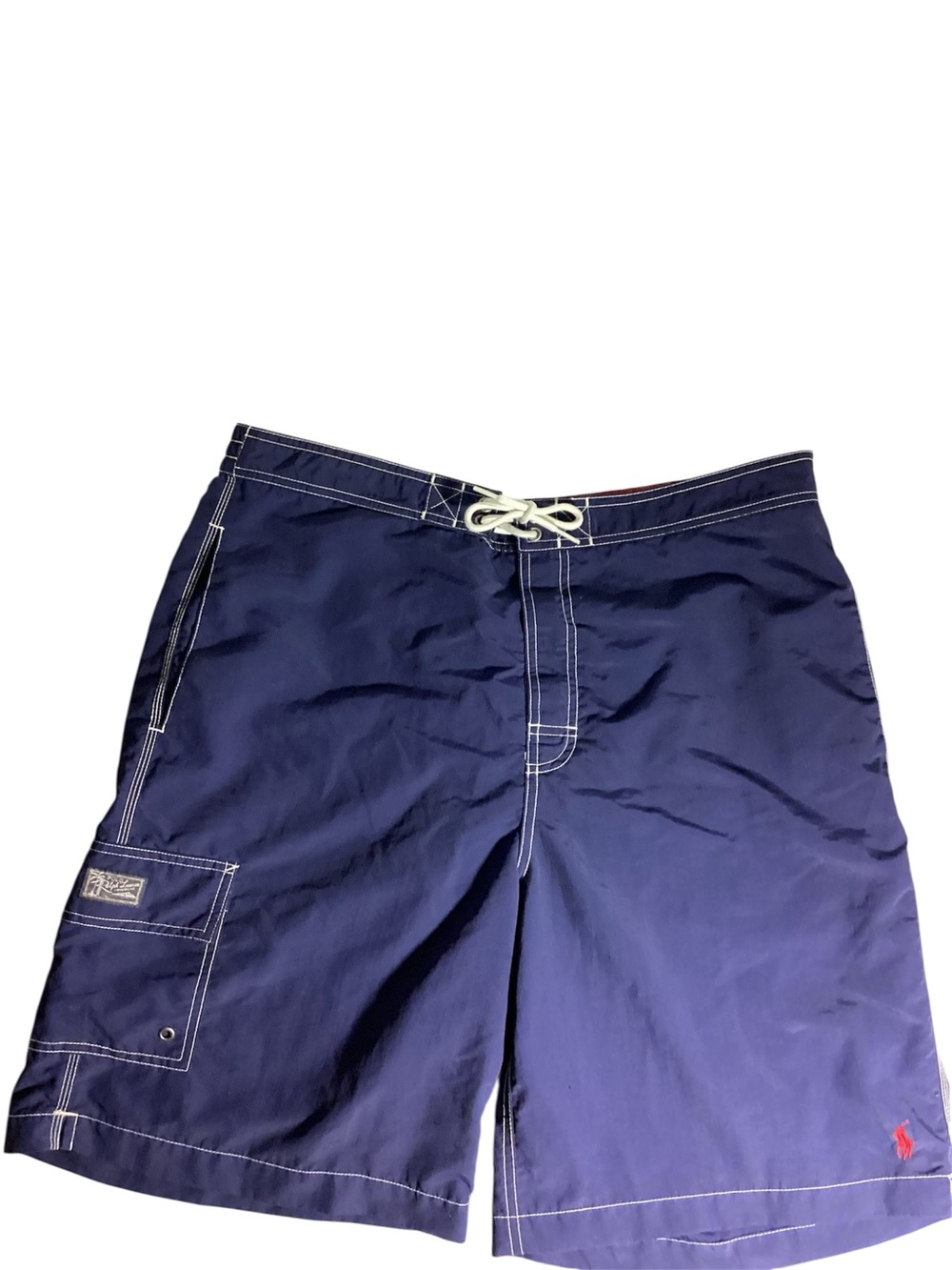 Polo by Ralph Lauren Navy Drawstring Swim Shorts